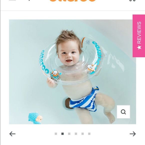 otteroo Bath, Skin & Hair Otteroo Mini Neck Float For Babies 68lbs